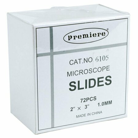 C&A SCIENTIFIC Single Frosted Slides 3in x 2in, 72PK 6105